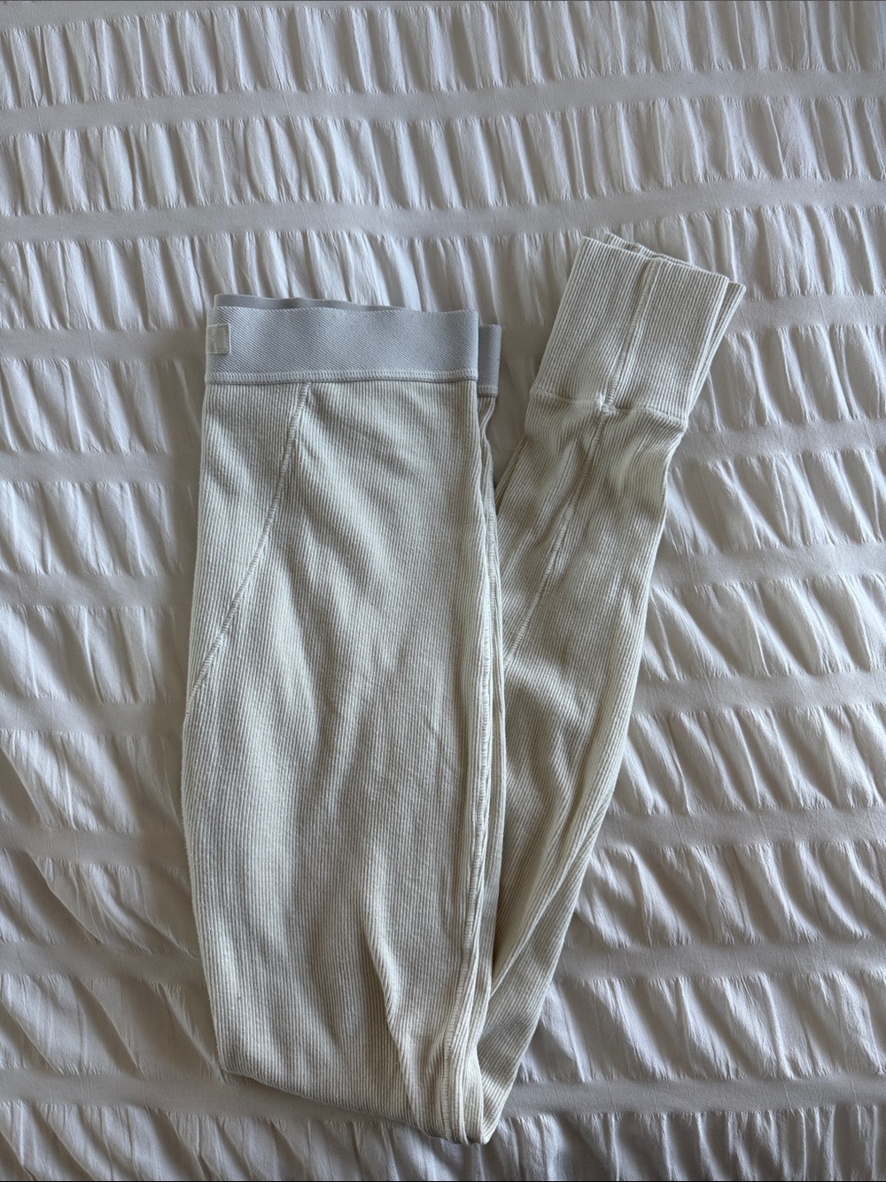 SKIMS cotton rib legging in bone